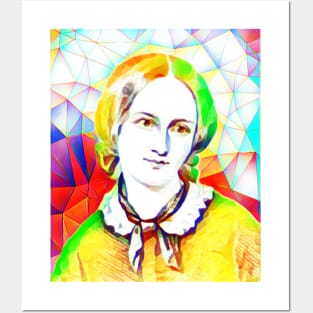 Emily Bronte Colourful Portrait | Emily Bronte Artwork 12 Posters and Art